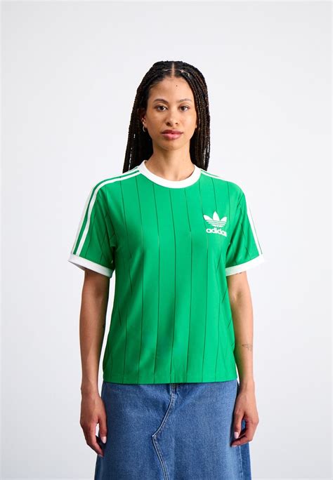 adidas t shirt 3 stripes grün|Adidas 3 Stripe pinstripe.